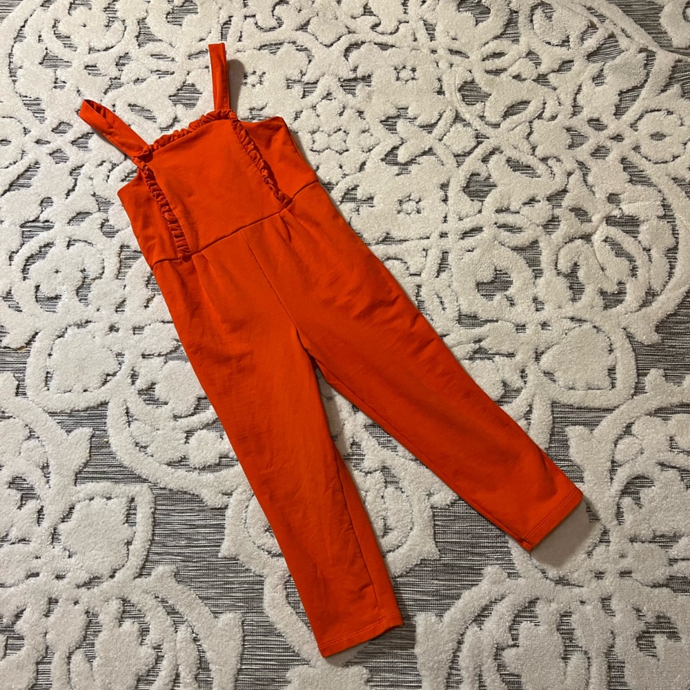 Janie & Jack | orange romper or jumpsuit | Size 6